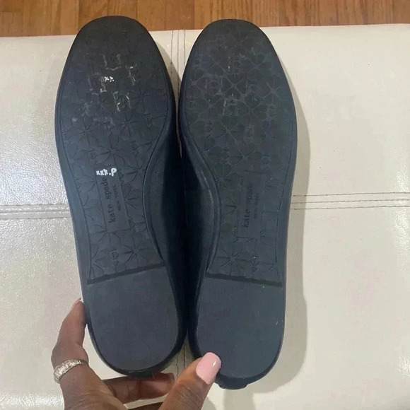 Kate Spade Keaton Black Ballerina Flats size 8.5B - Picture 6 of 8